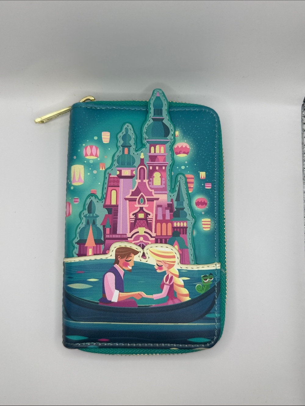 Disney Loungefly Tangled Zip Around Wallet
